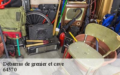 Débarras de grenier et cave  64570